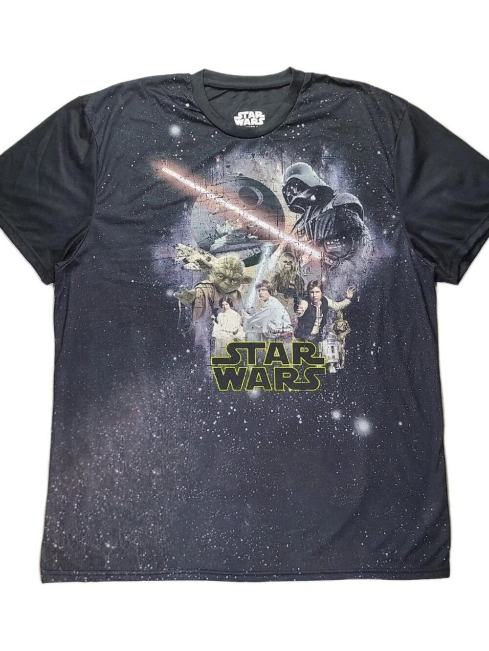 Star Wars Movie Poster Art Breathable T Shirt Mens Size XXL Lucasfilm Ltd NEW 🌠